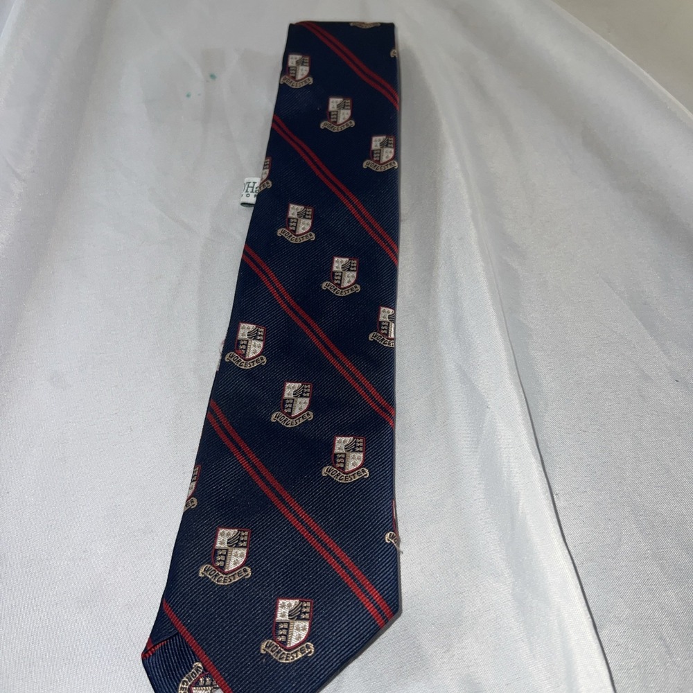 Vintage VTG Worcester Tie Necktie Neck Tie flynn o hara uniforms 439